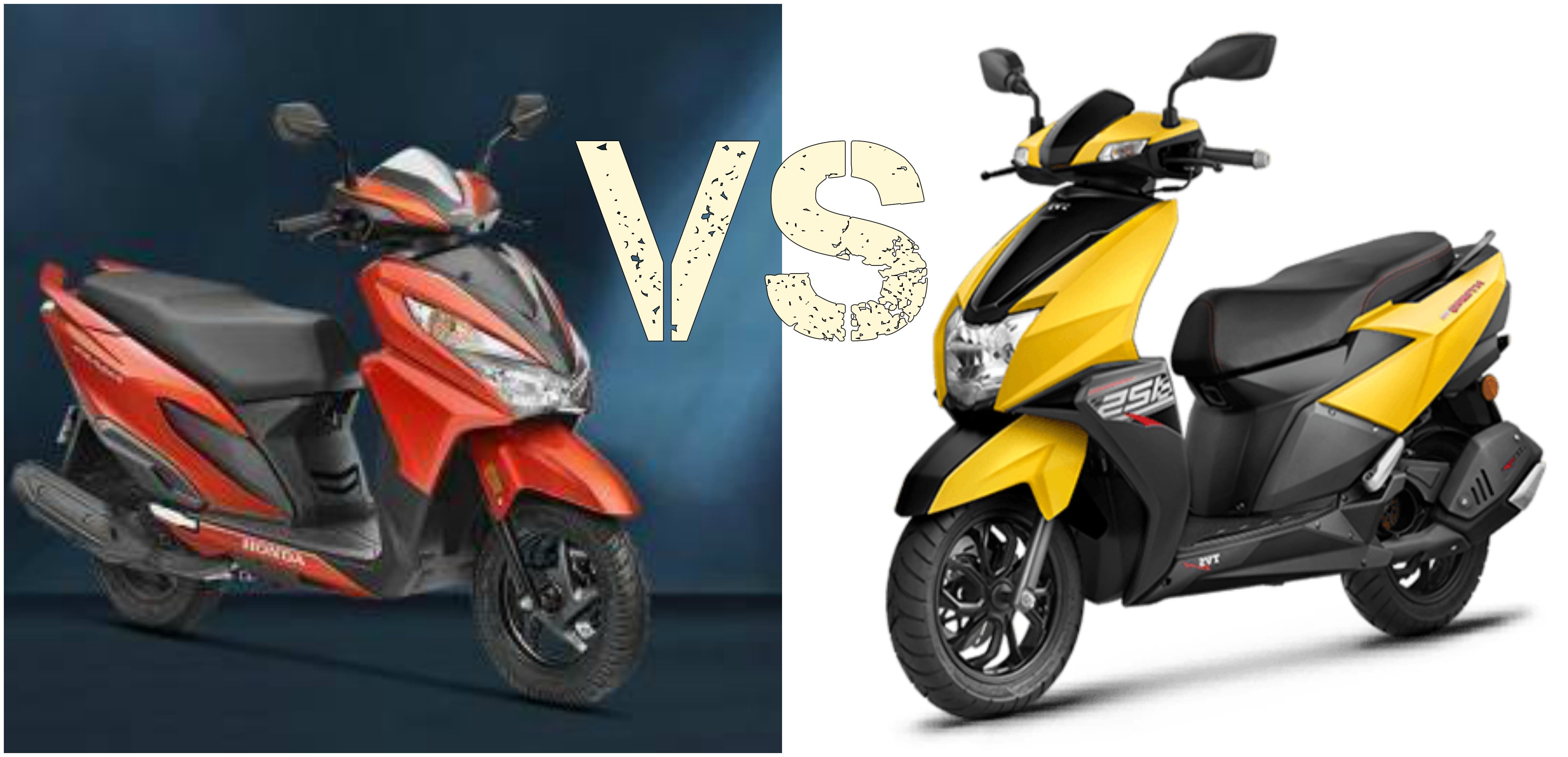 TVS Ntorq 125 Vs Honda Grazia Specification Comparison Report