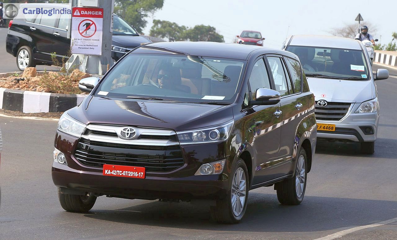 2016 Toyota Innova Crysta Launch Price Specifications Images