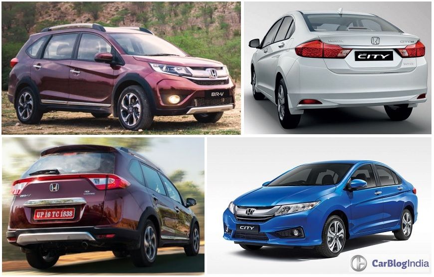 Honda Brv Vs Honda City Comparison Price Specs