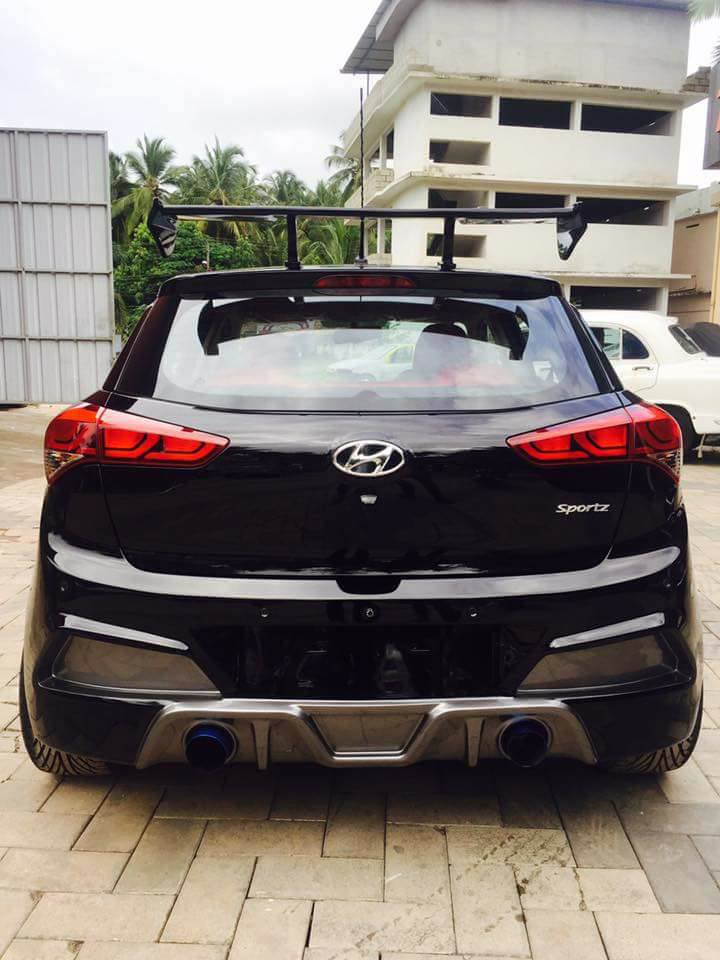 hyundai i20 white modified