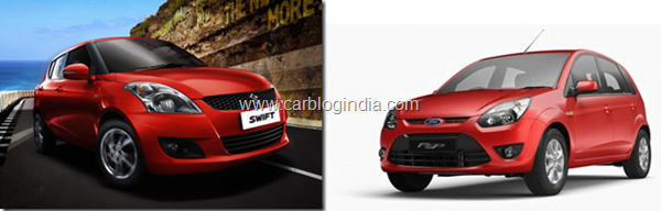 Comparison between new swift and ford figo #5