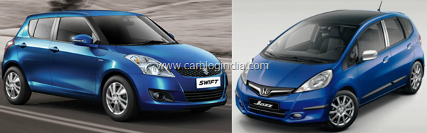 maruti-swift-2011-vs-honda-jazz-2011