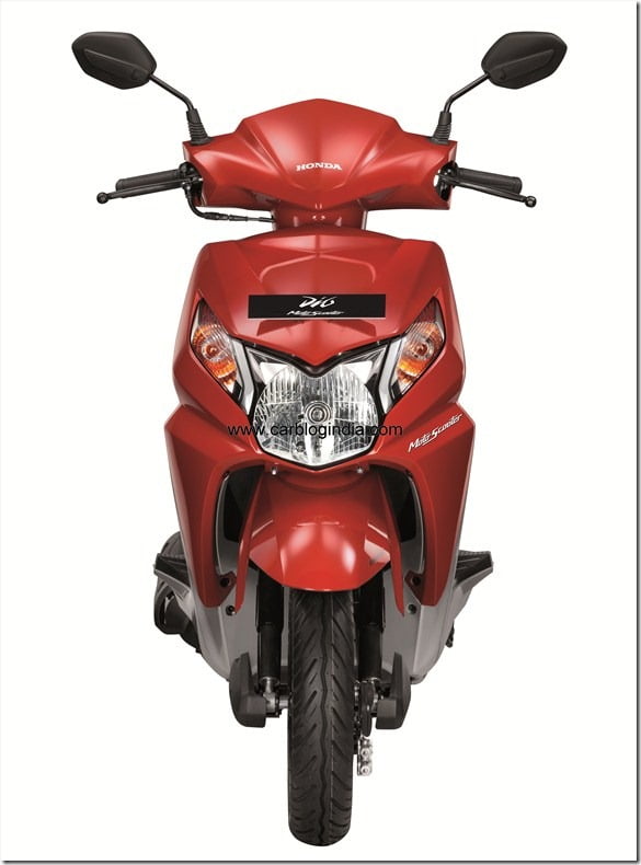 honda dio on road price