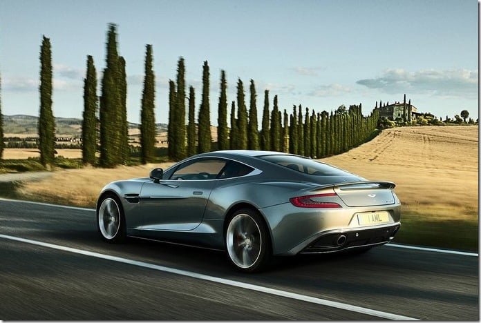 Aston Martin Vanquish 2013 silver