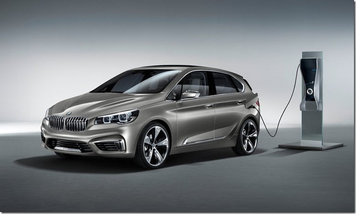 2012 BMW Active Tourer Concept charging