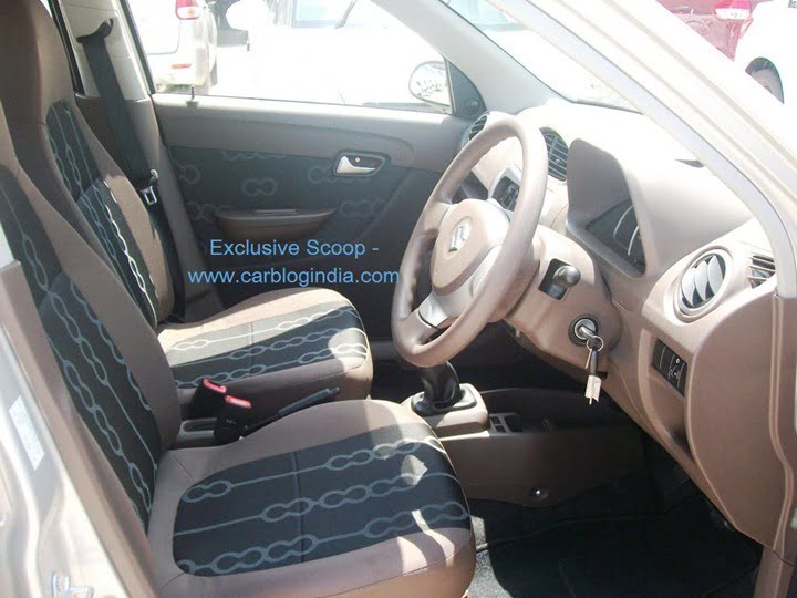 2012 Maruti Alto 800 Interior Pictures And Features Spied
