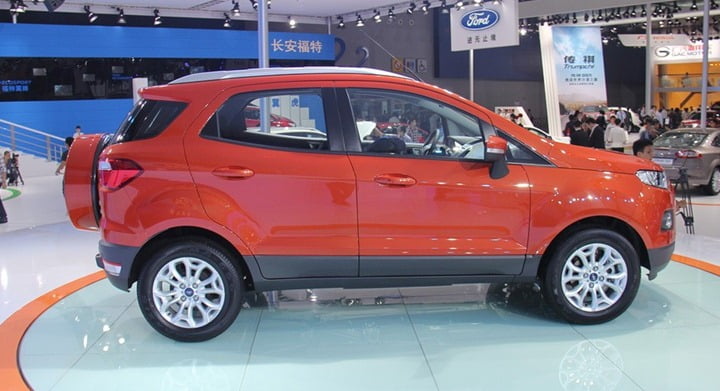 Ford ecosport china with long wheelbase sidejpg