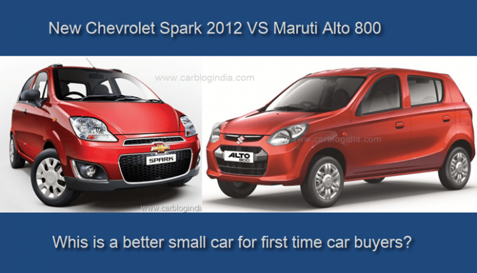 Chevrolet Spark Vs Maruti Alto 800- Which Is Better Small Car? » Car ...