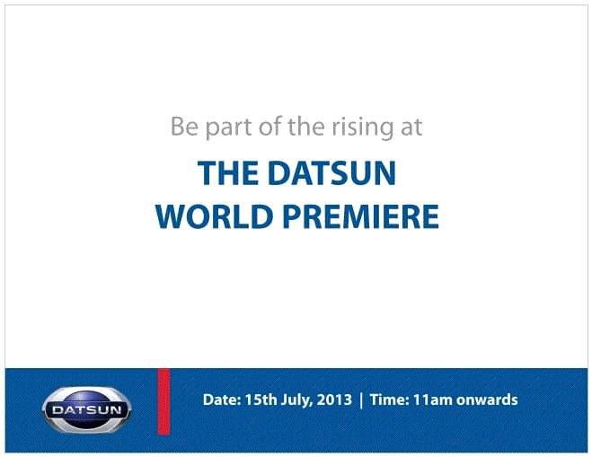 Datsun Premiere Invite