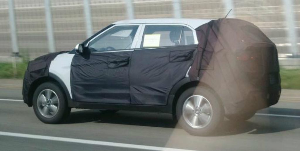 Upcoming Sub-4-metre Suv From Hyundai Spied In Korea » Car Blog India