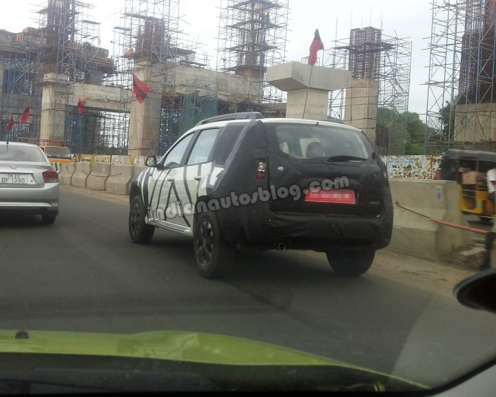 Nissan Terrano Rear Three Quarter Spy Shot