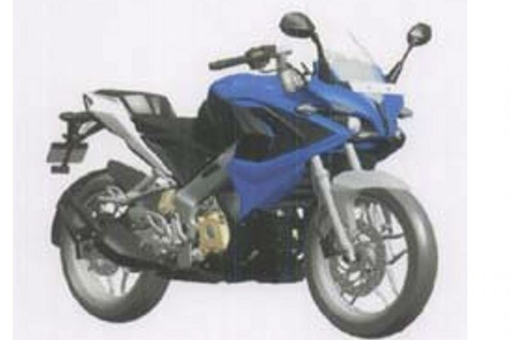 Bajaj pulsar 375 front