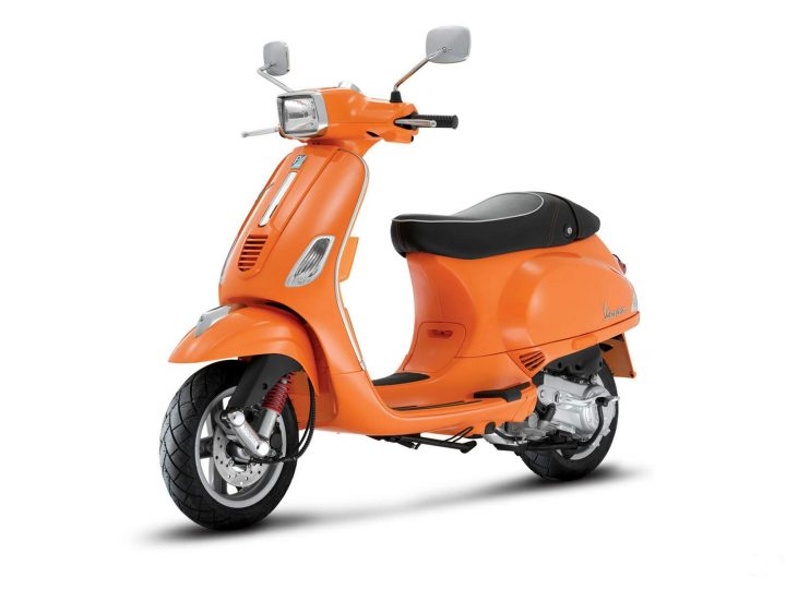 Vespa Sport India Orange Colour