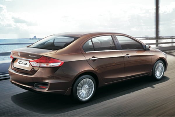 Maruti Ciaz Price in India Official Pictures Rear Angle