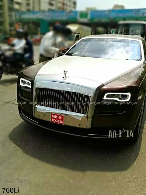 Rolls royce ghost series ii spotted in india for the first time