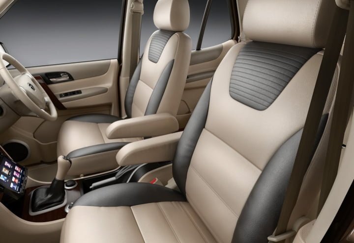 Tata Safari Explorer Edition Front Seats