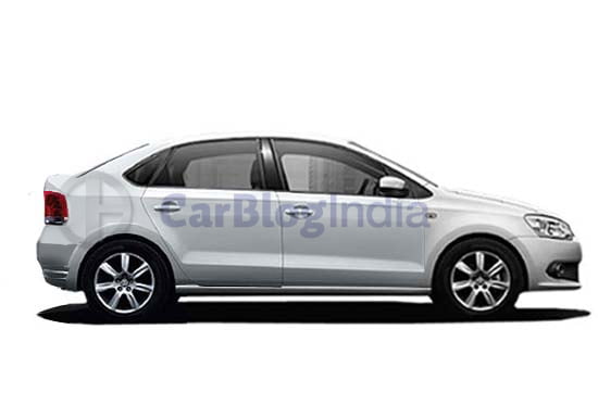 Volkswagen vento cs white side pics