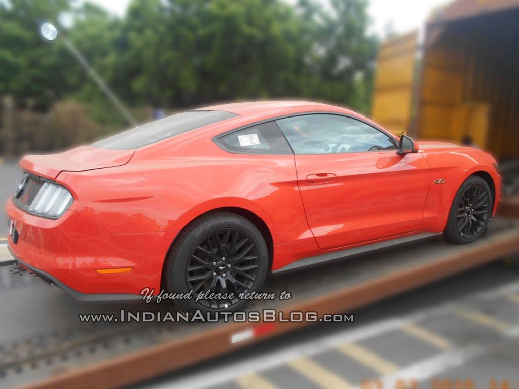 mustang red car price in india