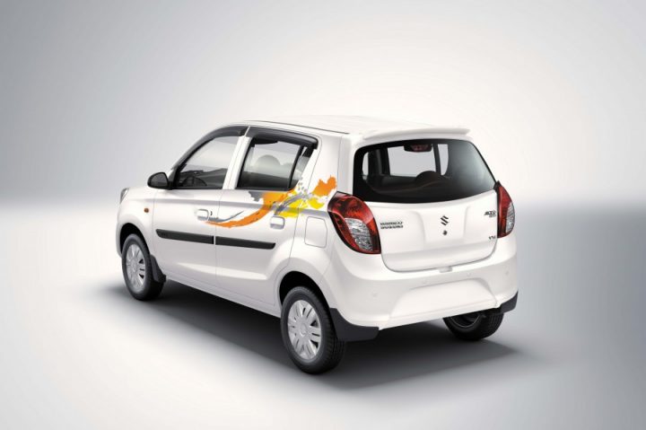 Maruti suzuki alto 800 onam limited edition rear angle 4