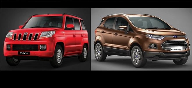 Mahindra Tuv300 Vs Ford Ecosport Comparison with Images Specification Features