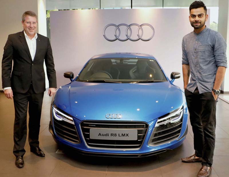 cars of indian cricketers virat kohli audi r8 LMX