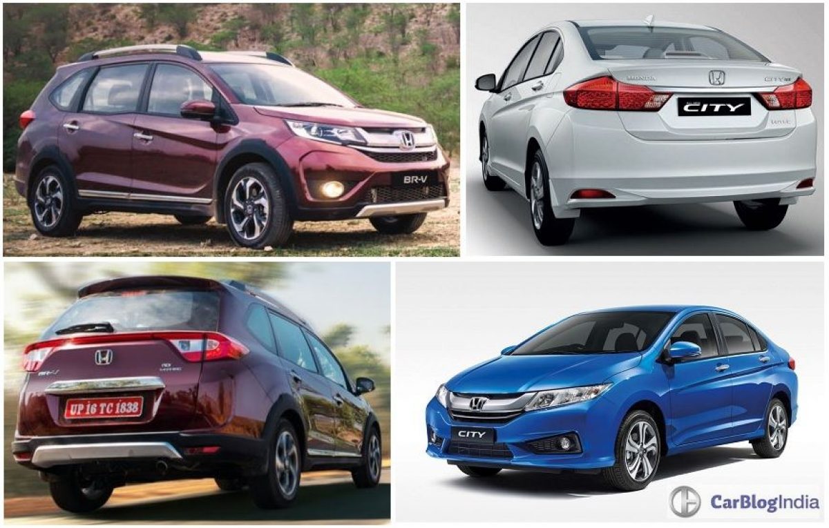 Honda BRV vs Honda City Comparison, Price, Specs