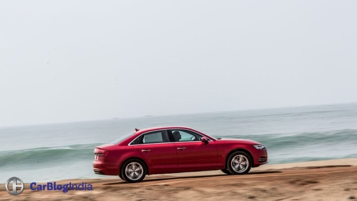 New 2016 Audi A4 Test Drive Review India Images Side Profile