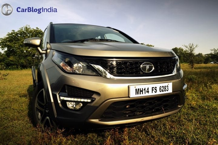 Tata Hexa Test Drive Review Images Opening Shot