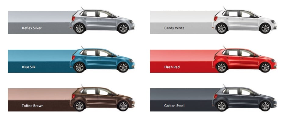 volkswagen polo allstar special edition colours