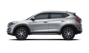 New hyundai tucson official image side