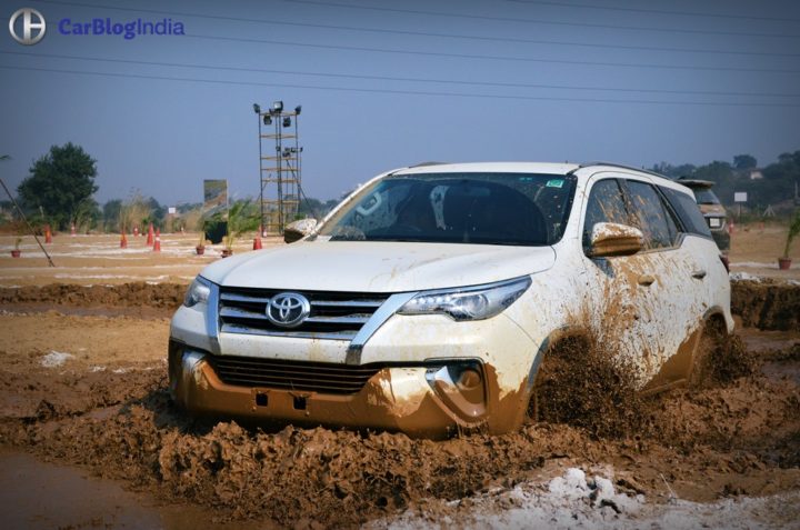 Toyota Fortuner off Road Review Images