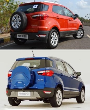 Ford EcoSport Old vs New Model Price, Specification, Feature Comparison