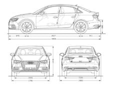 a3 2016 dimensions