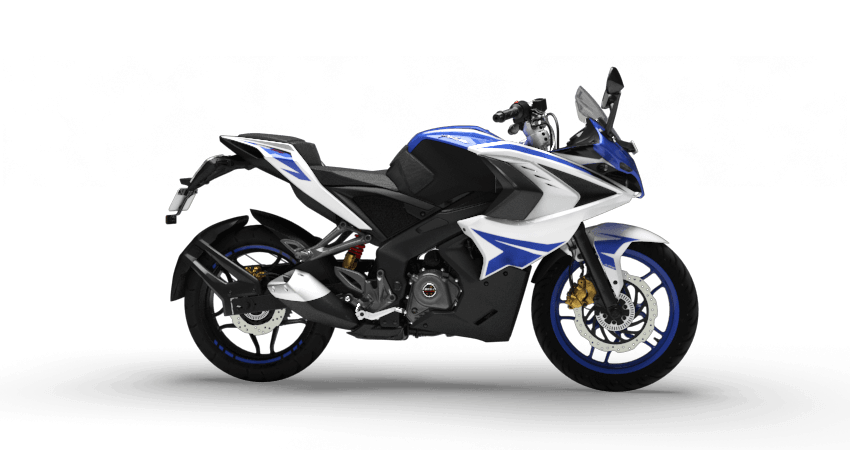 2017 bajaj pulsar rs200 blue