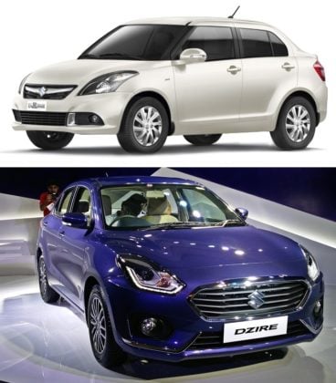 New 2017 Maruti Dzire Vs Old Model [COMPARED!] » Car Blog India