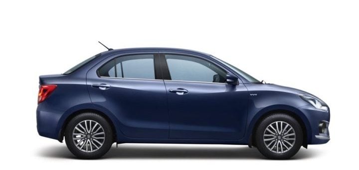 New 2017 Maruti Dzire Review of Design  Side Profile Image