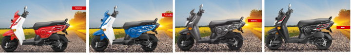 Honda Cliq Scooter Colours