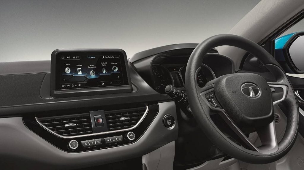 Tata Nexon Dashboard Touchscreen - CarBlogIndia