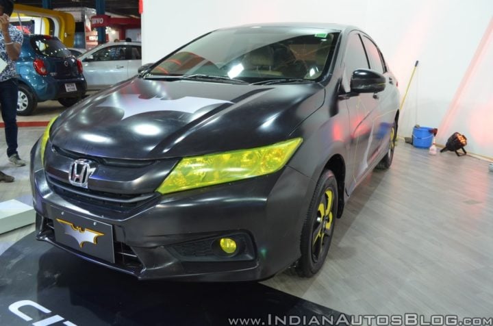 Modified Honda City Batman Edition Images