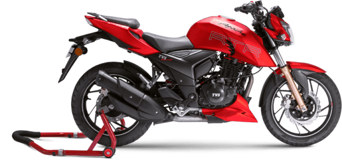 TVS Apache RTR Matte Red Edition Launched; Costs Only Rs 1,000 Extra ...