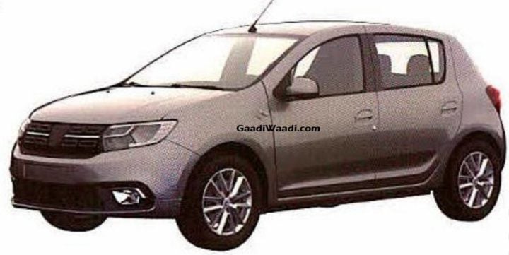 Dacia Sandero Patented in India