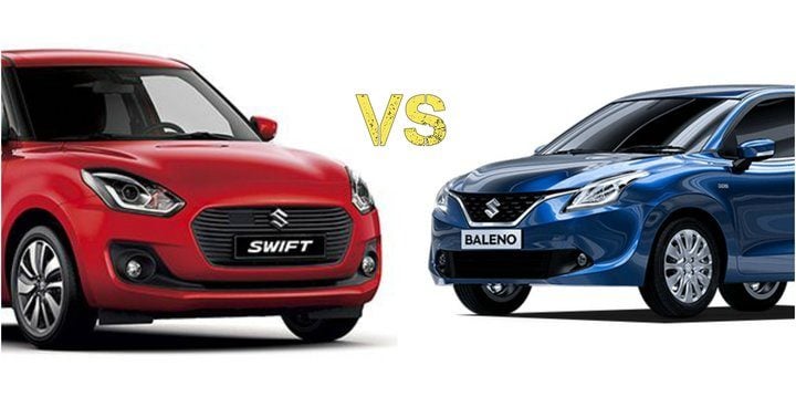 2018 Maruti Suzuki Swift Vs Baleno main