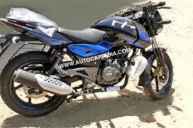 2018 bajaj pulsar 150 spy image 2 profile