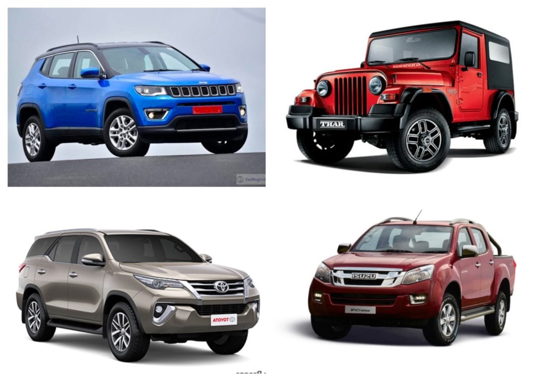 Best OffRoad SUVs In India Price, Features And Specs
