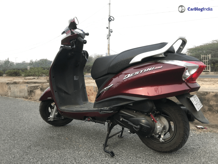 hero destini 125 price on road