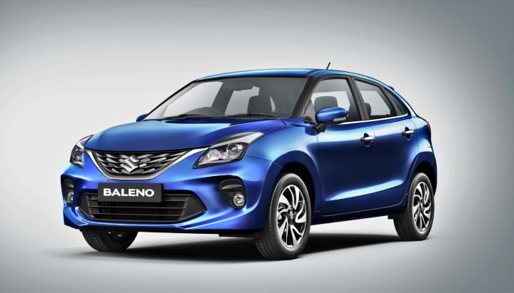 maruti baleno facelift front image