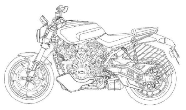 Download Motorcycle  Harley Davidson Motor Bike Drawings PNG Image with No  Background  PNGkeycom