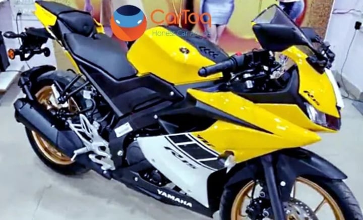 Yamaha R15 V3 Special Edition Spotted With A Yellow Paint Job