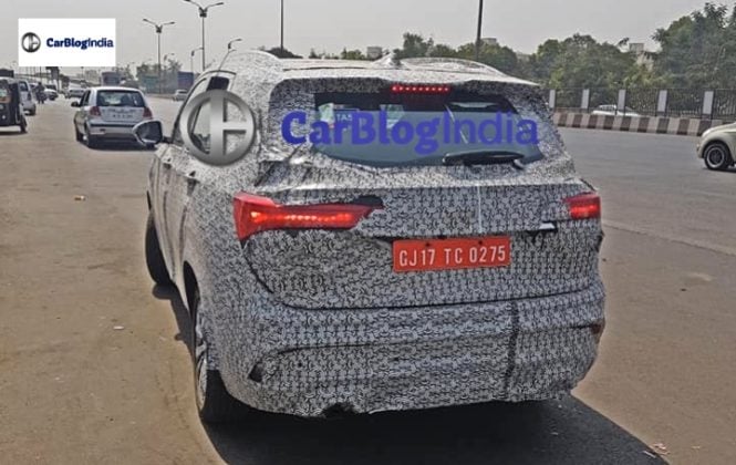 MG Hector spied testing ahead of the launch in May