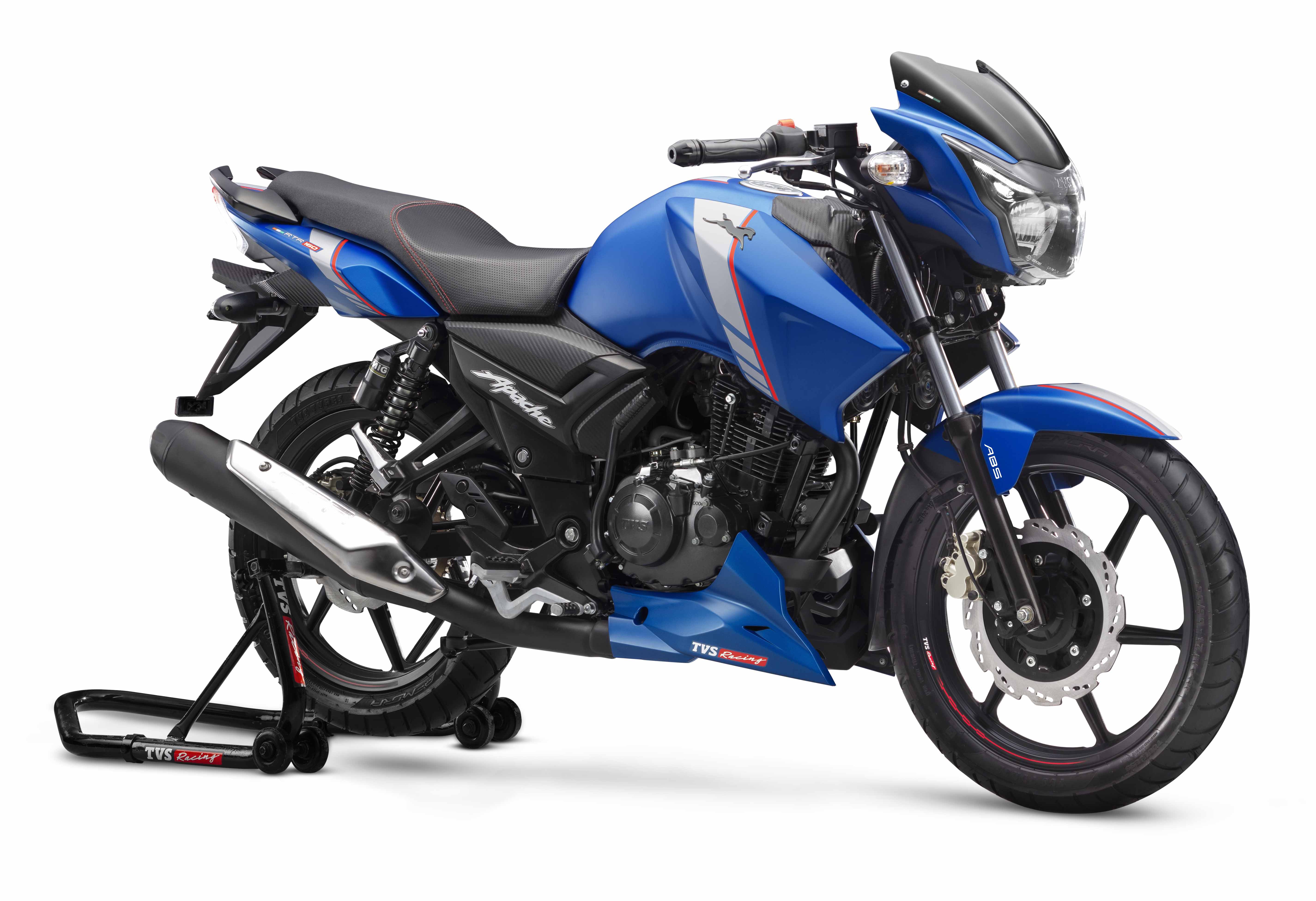 TVS Apache RTR series officially updated with ABS - New Price List